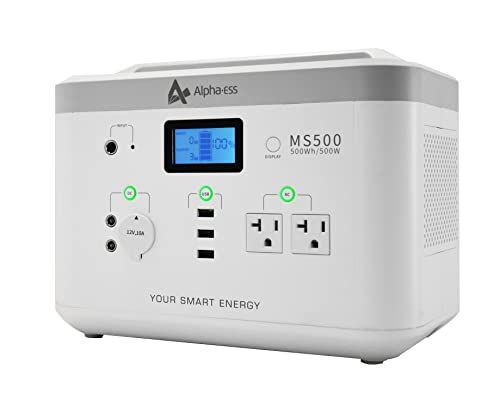 Amazon.co.jp: ポータブル電源 大容量 500Wh AlphaESS 家庭用蓄電池